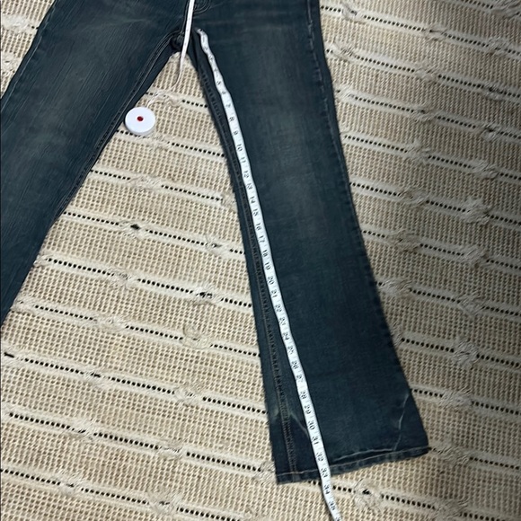 Buffalo David Bitton Blue Flare Wide Leg Denim - Picture 4 of 8